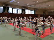 支部昇級審査会　青〜緑帯
