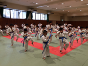 支部昇級審査会　青〜緑帯