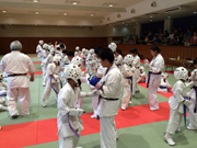 支部昇級審査会　青〜緑帯